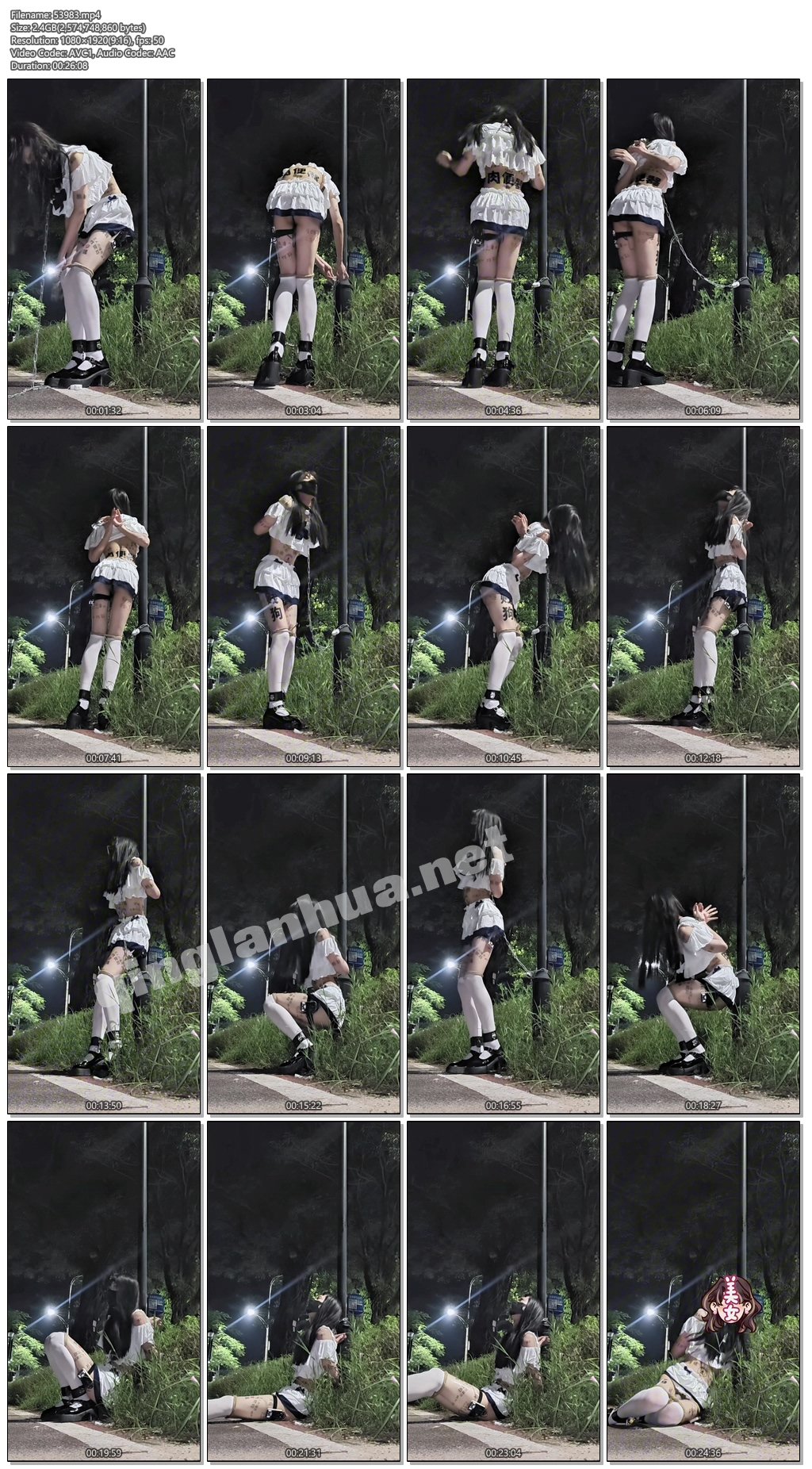 53983----【一只松鼠】全身是脏字的小男娘户外路灯手铐定时自缚电击放置.jpg