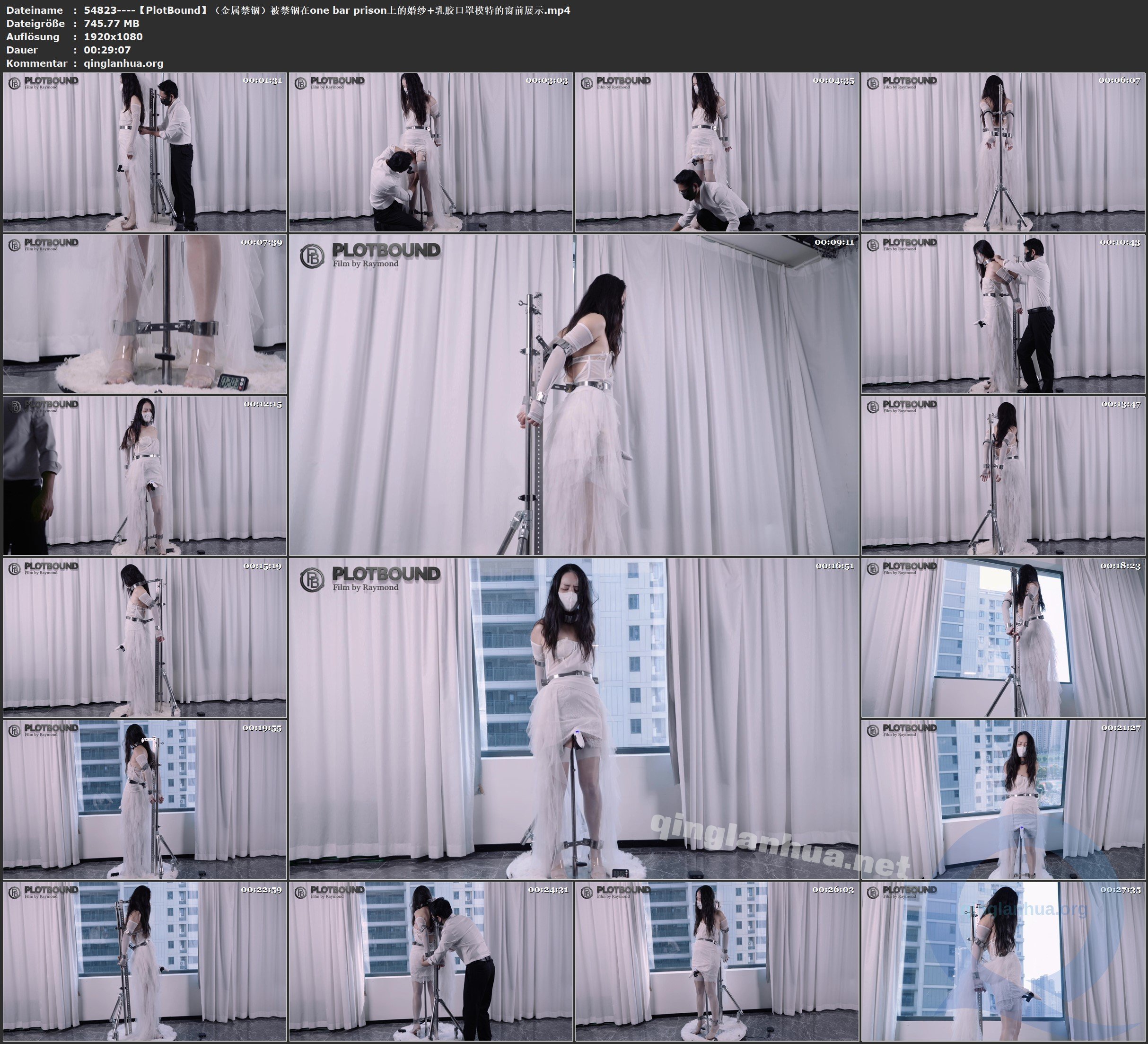 54823----【PlotBound】（金属禁锢）被禁锢在one bar prison上的婚纱 乳胶口罩模特的.jpg