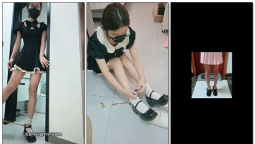 【布莱恩】19岁女生铁链锁脚-小白袜玛丽珍 小皮鞋