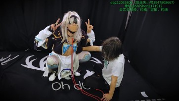 【时生】（流萤酱的调教实录2）极致的羞辱！！士下坐，打屁股，虐ru，人体家具等等，狠狠的调教成为小宠物的流萤酱！