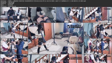 【BadCat】【新模登场】【依依X妙妙X咲希】【现实朋友的女朋友 脾气很大 被表哥设计捆绑后 又被两个女生当成M强G玩弄】【三女 剧情 捆绑 挣扎 羞辱 强G】