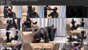 【美美的丝】《锁娘禁锢》史诗级K9全身束缚黑丝女王高贵冷艳无情羞RU。超级严厉封嘴再现，油亮黑丝终极挑逗后无情上锁，严厉禁锢的四肢与身躯拼命挣扎扭动也无法逃脱