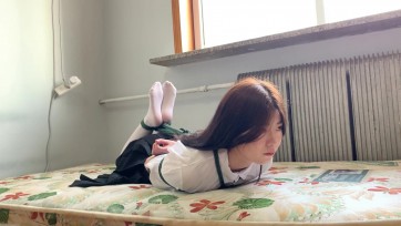 【玩奴原创】新人美少女小婉试镜实录，日式驷马。