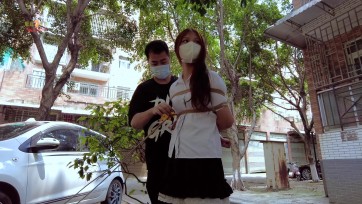 【晓鹿绳艺】【外出遛妹妹】连续下了快一周雨了，好不容易今天遇到好天气，正好把放假在家闲着的妹妹拉出去遛一遛