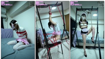 【绳缚日本】「超长竖屏」「さやか」「JK女仆炮机」漫画复刻，四种姿势下的抽插，电击强高90分钟❕❕大字紧缚➕日式鸭子坐➕吊缚➕郊狼满频电击➕白色内裤➕无限制强高颤抖，撸点满...