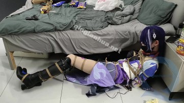 【此间鸽者】黄泉cos，全身紧缚，强制震动+控制tk