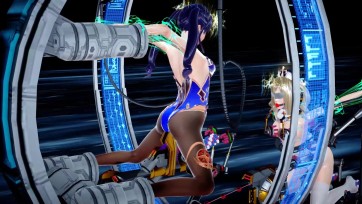 【3D动画】原神 芭芭拉 莫娜 通过收集爱液作为能量 超时空传送 口球 眼罩 炮ji 瘙痒 旋转走珠 榨ru器 电击 吊起 双通 失禁 潮喷