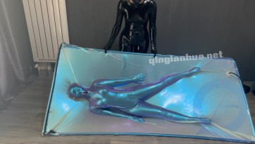 【D·R工坊】全包乳胶娃娃真空床体验，乳胶S肆意玩弄乐趣多多