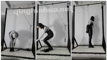 【流浪到世界尽头】《妄想奴隶6》，闲时自缚拍摄，视频拍摄预览，女装男M zentai+皮裤+皮靴+死库水+硅胶面具+皮靴+皮手套+铁链+手铐自缚BDSM