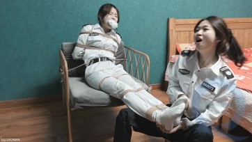 【精致原创】二女相争，渔翁得利——双女警互绑TK