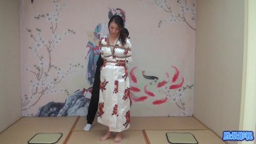 【胜景影视】王丽女M要体验日式榻榻米风格紧缚，里面有单腿吊，平吊，口塞，应有尽有