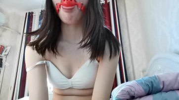 【莎语默】大学生m的羞耻口球调教。(第二部）