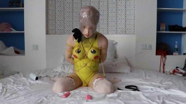 【Kigurumi】小囡 绳艺束缚 热缩* 跳0 刺激 晕厥