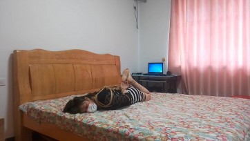 【佛爷工作室】爱妻体验绳子二，后手，驷马，跳弹，牙刷。