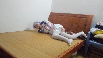 【嗷大喵】康纳cosplay欧式捆绑口球腿缚驷马挠脚心挣扎