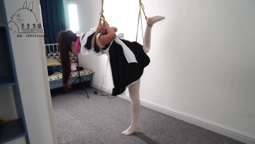 【多多洛】莉莉女仆单脚吊缚