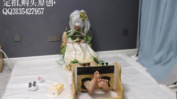 【咕咕精】小草神纳西妲的足底挑战2-惩罚篇（白嫩裸足tk 各种道具痒到发狂挣脱）
