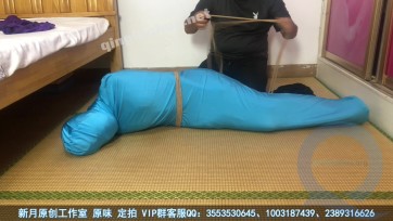【新月原创】 【荷露】四层全包 睡袋+两个木乃伊+简单捆起来+黑色布袋套起来