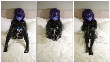 【zentai】蒼肌魅魔の魔法実験♡